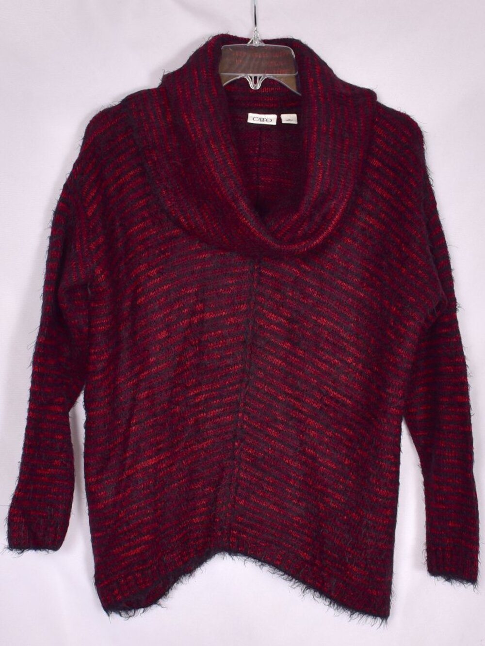 Cato Women's Cowl Neck Knit Sweater Size Medium